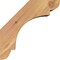 Ekena Millwork 3 1/2"W x 6"D x 6"H Olympic Smooth Knee Brace, Western Red Cedar BRC04X06X06OLY00SWR - alternate 3